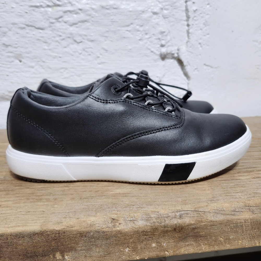 Anodyne No. 93 Black Leather Comfort‎ Walking Shoes Womens 7M Orthopedic Sneaker